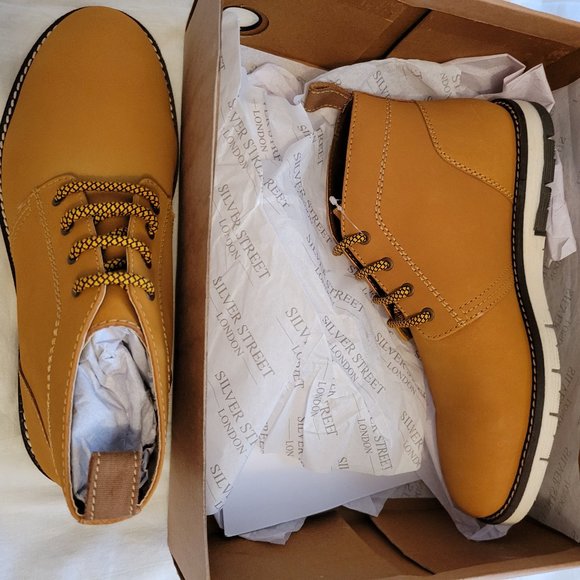 Silver Street of London / Chukkah Boots / Light Brown Leather / Size 9 - Picture 4 of 4